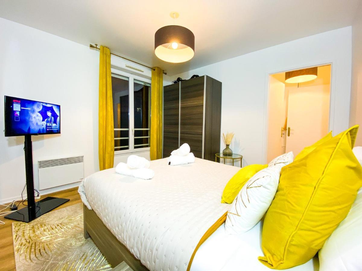 The Golden House * Parking * Garden Apartment Corbeil-Essonnes Exterior foto