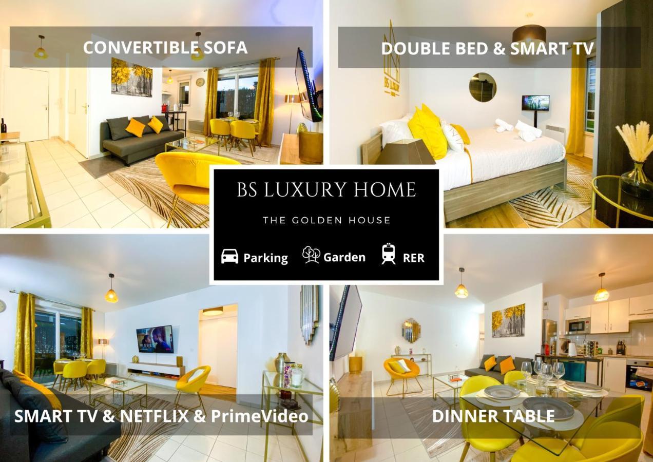 The Golden House * Parking * Garden Apartment Corbeil-Essonnes Exterior foto